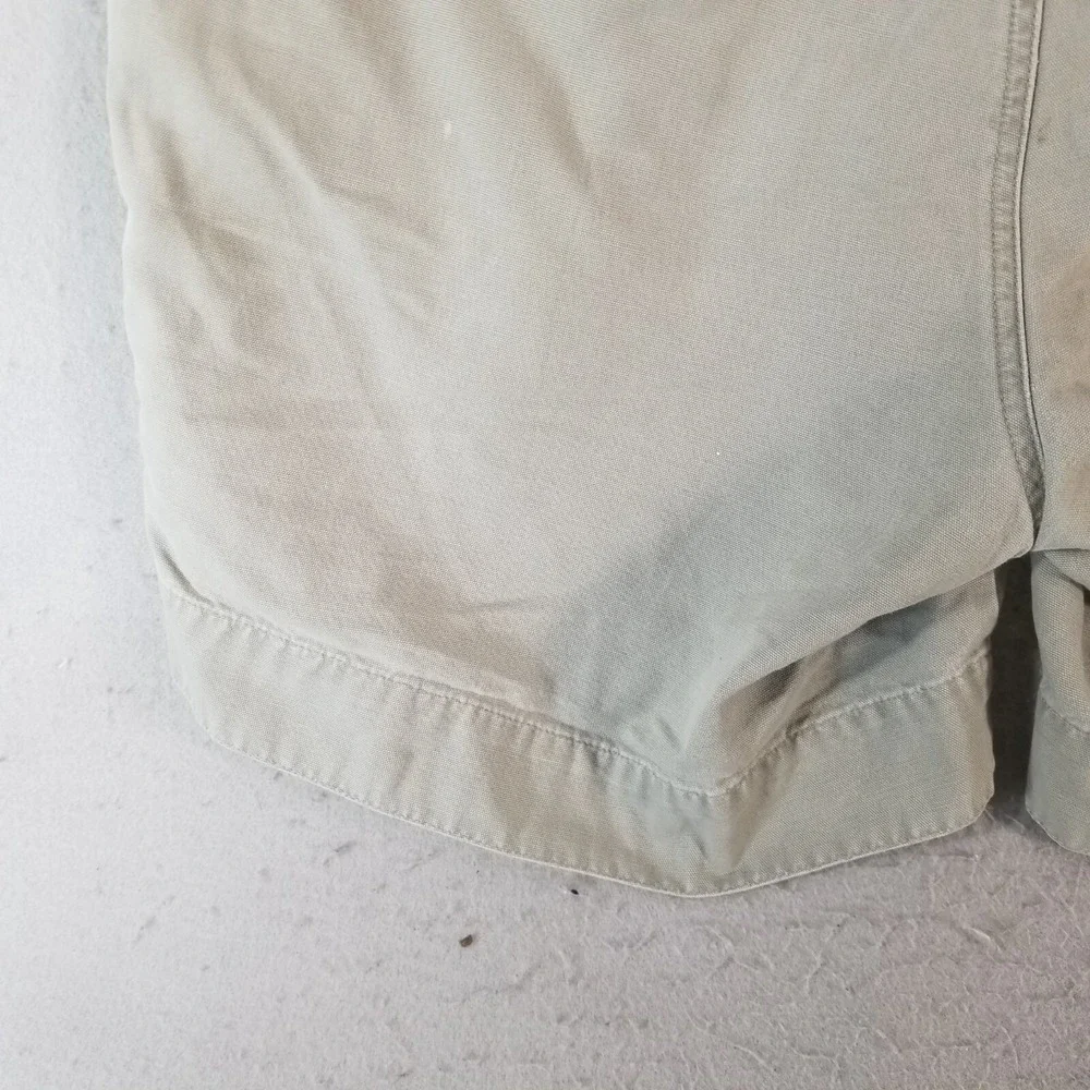 Columbia shorts‎ men's 38 x 7 khaki green cotton outdoor hiking Marine flawed